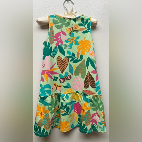 H&M Colorful Leaf and Butterfly Kids Dress - Picture 4 of 5